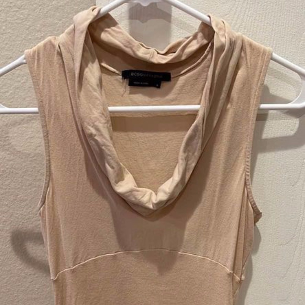 BCBG MAXAZRIA Beige Blouse